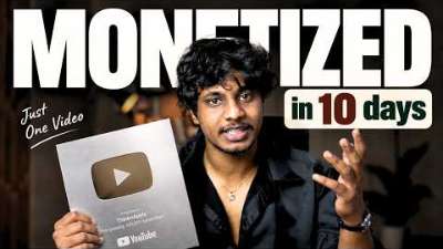 Thumbnail of the video I Got Monetized With Just ONE Video
